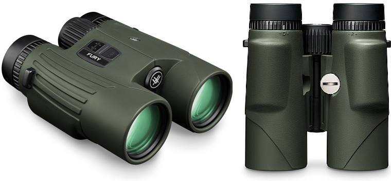 Vortex Fury HD Rangefinder Binoculars - Side and Underside Views