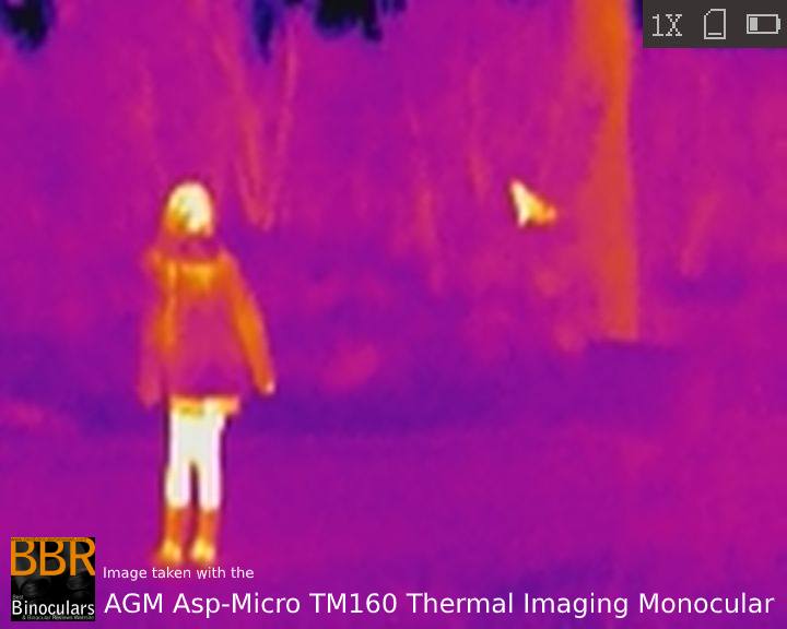 Sample Photo taken with the AGM Asp-Micro TM160 Thermal Imaging Monocular at Night