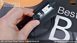 USB port on the AGM Asp-Micro TM160 Thermal Imaging Monocular