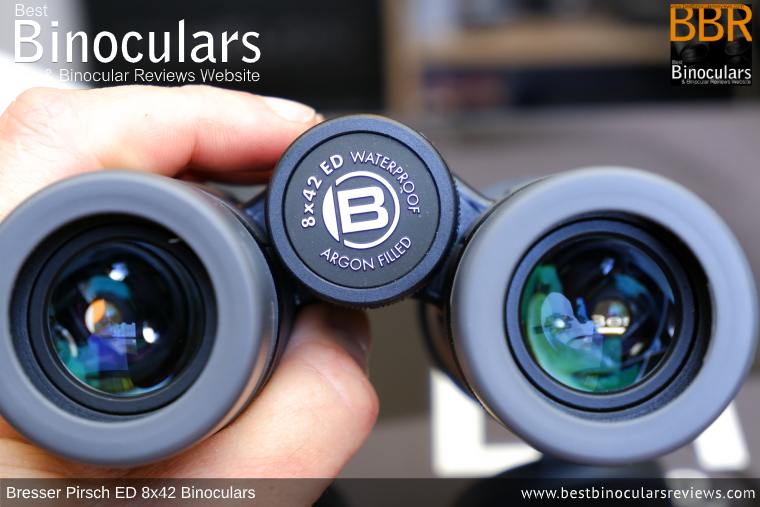 Focus Wheel on the Bresser Pirsch ED 8x42 Binoculars