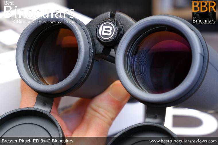 Objective Lenses on the Bresser Pirsch ED 8x42 Binoculars
