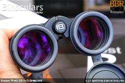 Deeply inset 52mm Objective lens on the Bresser Pirsch ED 8x42 Binoculars