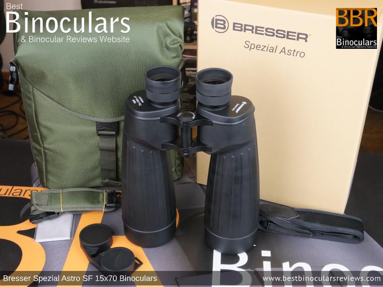 Accessories & Box for the Bresser Spezial Astro SF 15x70 Binoculars