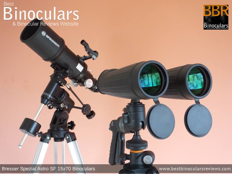 Bresser Spezial Astro SF 15x70 Binoculars & BRESSER Polaris 102/460 EQ3 Telescope