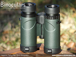 Underside of the Celestron Trailseeker 10x32 Binoculars