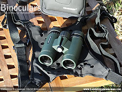 Binocular Harness included with the Celestron Trailseeker 8x42 Binoculars