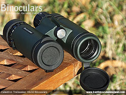 Lens Covers on the Celestron Trailseeker 10x32 Binoculars