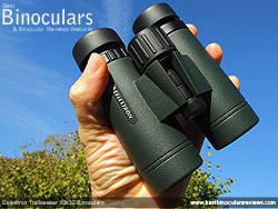 Size of the Celestron Trailseeker 10x32 Binoculars
