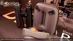 Rear face of the Carry Case for the GPO Passion HD 10x50 Binoculars