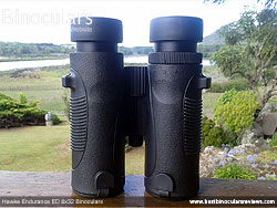 Underside of the Hawke Endurance ED 8x32 Binoculars