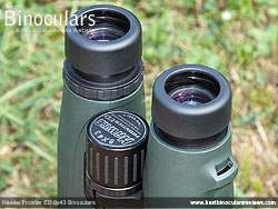 Eyecups on the Hawke Frontier ED 8x43 Binoculars