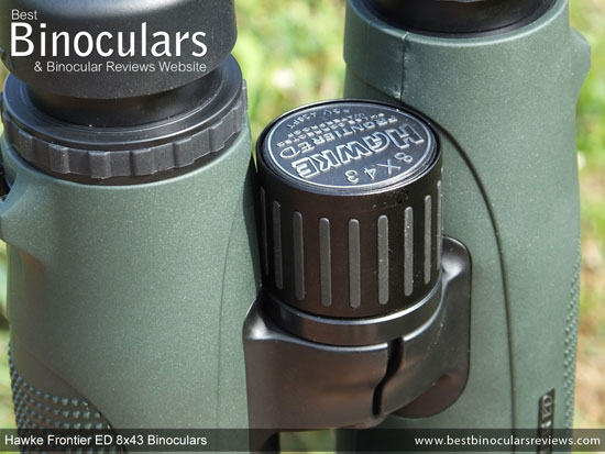 Focus Wheel on the Hawke Frontier ED 8x43 Binoculars