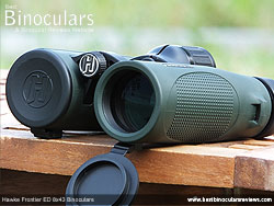 Lens Covers on the Hawke Frontier ED 8x43 Binoculars
