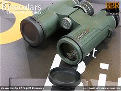 Lens Covers on the Hawke Frontier ED X 8x32 Binoculars