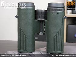 Underside view of the Hawke Frontier ED X 8x32 Binoculars