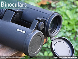 Objective Lens Covers on the Helios Nitrosport 8x42 Binoculars