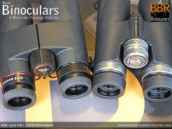 Comparing the Metal Focus Wheel on the Bresser Condor and the Plastic one on the Kite Lynx HD+ 10x50 Binoculars