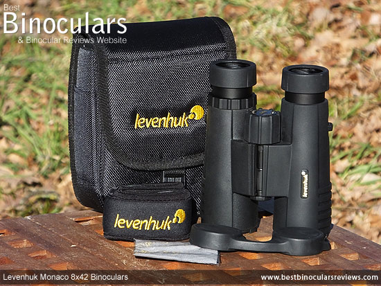 Carry Case & Neck Strap for the Levenhuk Monaco 8x42 Binoculars