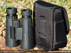 Rear view of the Carry Case for the Levenhuk Monaco 8x42 Binoculars