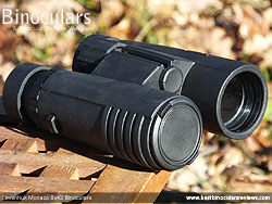 Objective Lens Covers on the Levenhuk Monaco 8x42 Binoculars