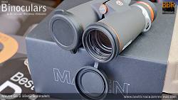Objective Lens Covers on the Maven B1.2 10x42 Binoculars