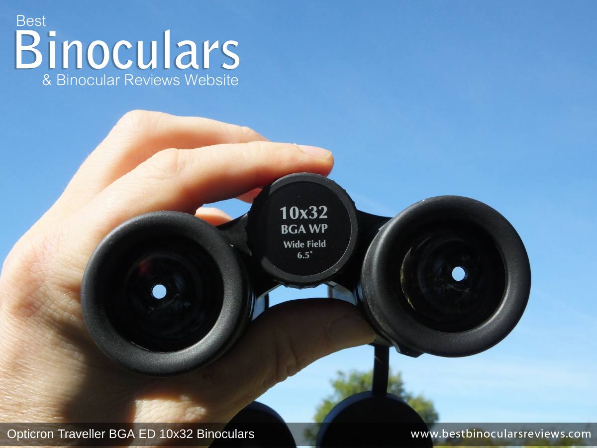 Focus Wheel on the Opticron Traveller BGA ED 10x32 Binoculars