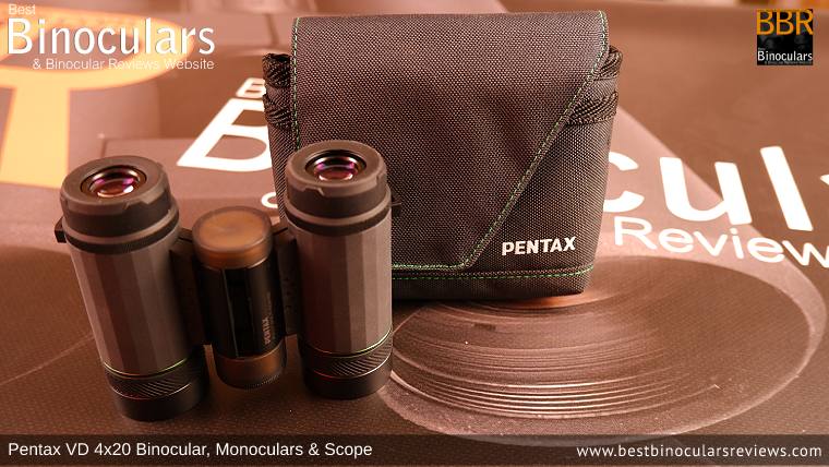 Pentax VD 4x20 Binoculars, Monocular & Spotting Scope Carry Case