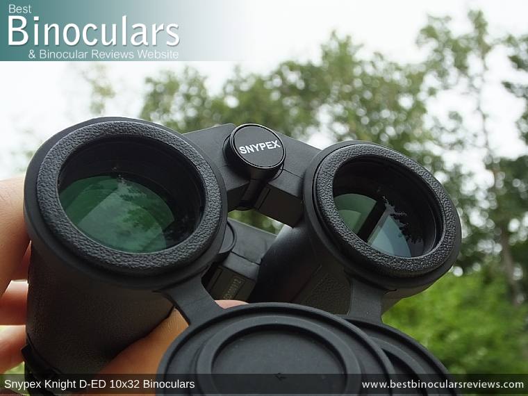Objective Lenses on the Snypex Knight D-ED 10x32 Binoculars