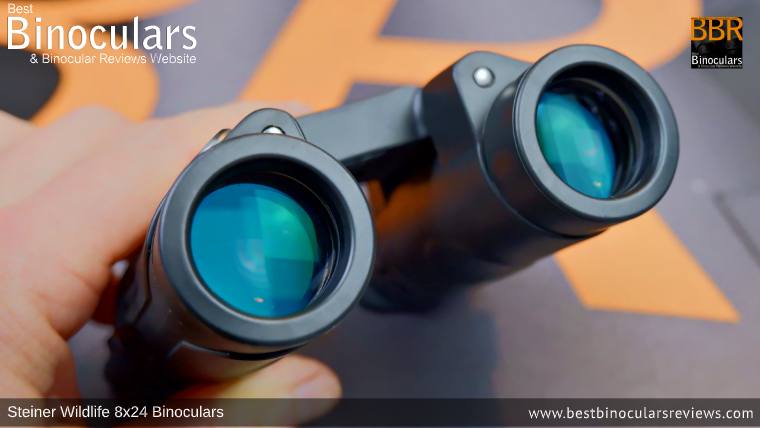 24mm Objective Lenses on the Steiner Wildlife 8x24 Binoculars