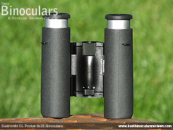Underside of the Swarovski CL 8x25 Pocket Binoculars