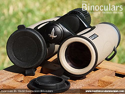 Objective Lens Caps on the Swarovski EL 10x32 Binoculars