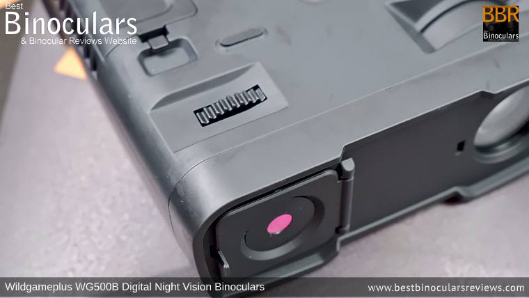 Focus Wheel on the Wildgameplus WG500B Digital Night Vision Binoculars