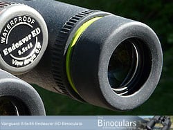 The eyecups on the Vanguard Endeavor ED Binoculars